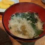 丸源食堂 - とろろ昆布が口当たりがいい。