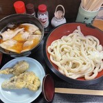 Asobi - 肉汁うどん大盛り＆舞茸天