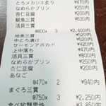 南房総 やまと寿司 - レシート