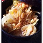 蕎川庵 高瀬 - かき揚げ丼
2014.1