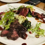 BARBA - 黒毛和牛と馬肉のランプ炭火焼き