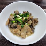 スタミナ苑 - 牛もつ味噌煮込み(うずら無し)(1200円)