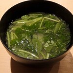 鮨 いまむら - アラの味噌汁