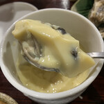 海の駅しおさい市場 - 牡蠣の茶碗蒸し。