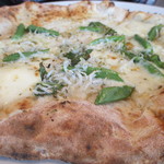 Pizzeria luna e Dolce - 釜揚げしらすとインゲンのピッツア