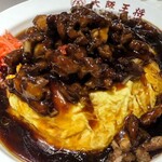 Oosakaoushou - 肉絲（ルースー）天津炒飯