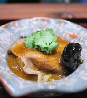 Hiro sawa - 筍、椎茸、セロリを水煮牛肉と辛く炒めて。