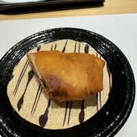 鮨 功 - ホタルイカと蕗のとうの春巻き