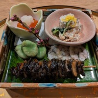 うなぎ 目白ぞろ芽 - 前菜
