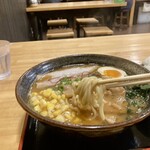 ラーメン庵 福一本陣 - 麺の状態よ