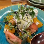 ほ志の - 黒胡麻が効いているフルーツサラダ（絶品です！）