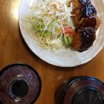 ウエストロード - 初訪のＮ氏は「ヒレカツ定食」（画像が逆さま・・・。＿ﾄ￣|○　）