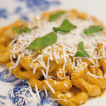 ラ スフォリーナ - パスタランチ 1300円 のブッシァーテ トラパネーゼソース