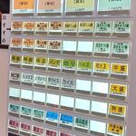 麺処 にし尾 - 食券機