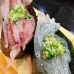 沼津魚がし鮨 - 生桜えび/生しらす