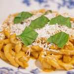 ラ スフォリーナ - パスタランチ 1300円 のブッシァーテ トラパネーゼソース