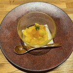 洋食 おがた - デコポンのシャーベット