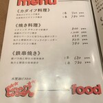 木更津ビストロ ビタミンズ - メニュー