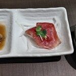 焼肉 わがんせ - 肉漬け用ポン酢！(右の黒い碗)
