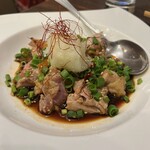 ケムリ - 地鶏のたたき　ミゾレオロシ