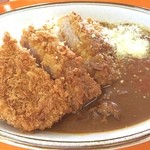 ヨーデルロッヂ - ビッグカツカレーライス！
            お腹いっぱい〜！