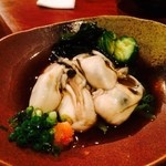 喜多郎寿し - 本日のお勧め 生牡蠣 ポン酢で。