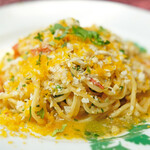 ラ スフォリーナ - パスタランチ 1300円 のからすみをかけた コルドネッティ