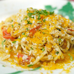 ラ スフォリーナ - パスタランチ 1300円 のからすみをかけた コルドネッティ