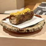 登喜和鮨 - 豊コシヒカリの米粉の春巻き　真鱈のそぼろ　れんこん