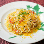 ラ スフォリーナ - パスタランチ 1300円 のからすみをかけた コルドネッティ
