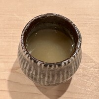登喜和鮨 新発田本店 - 佐渡産小イワシとお米のスープ