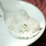 ラ スフォリーナ - パスタランチ 1300円 のローズマリーのグラニテ