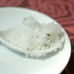 ラ スフォリーナ - パスタランチ 1300円 のローズマリーのグラニテ