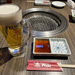Yakiniku Resutoran Tenzan - 生ビール