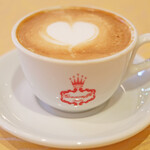 パスタランチ 1800円 のカプチーノ