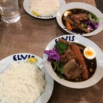 スープカレー&ダイニング エルビス - 友人はチキンレッグ