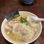 佐野ラ－メン たかの - ワンタン麺大盛 塩♪