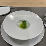 レストラン ラフィナージュ - 春菊のアイス