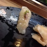 Sushi Hiro - 縁側の昆布締め