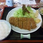 とんかつ二条 - ロースカツ定食