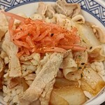 吉野家 - 紅生姜、七味をもって完成！