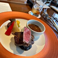 THE DINING シノワ唐紅花＆鉄板フレンチ蒔絵 - 