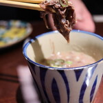 銀座焼肉 seigou - テールスープ