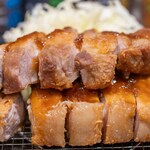 Matsunoya - 2024.3 オニオンバターソースのポークフライドステーキ定食ダブル（1,500円）