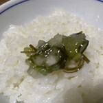 まるたか - わさび昆布のオンザライス
