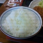 とんかつ二条 - ライス