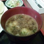 とんかつ二条 - 味噌汁