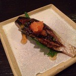 酒盃 - 〆鯖炙り焼き。もういっかい食べたい…