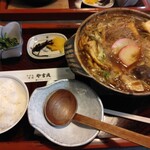 Teuchi Yasue - 味噌煮込みうどんデラックス
