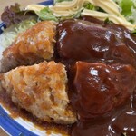 文福飯店 - おろしソース&デミソースのハーフ&ハーフ！